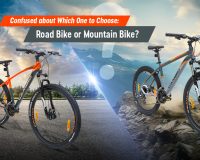 Road vs. mountain bike